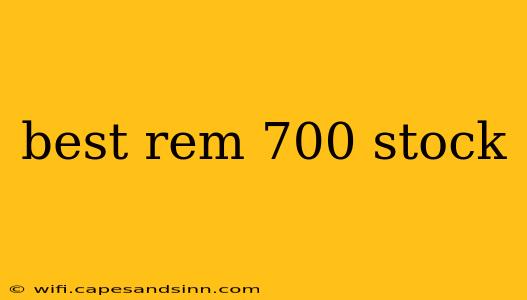 best rem 700 stock