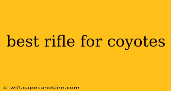 best rifle for coyotes