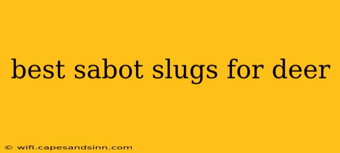 best sabot slugs for deer