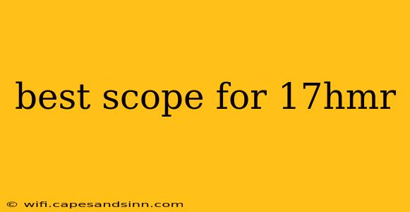 best scope for 17hmr