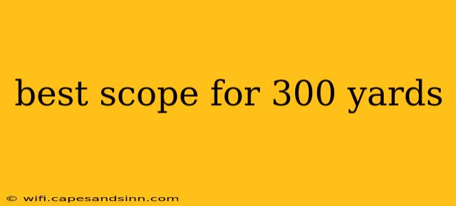 best scope for 300 yards