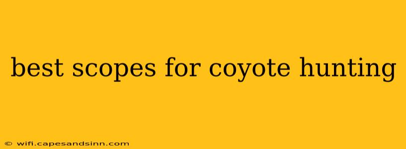 best scopes for coyote hunting