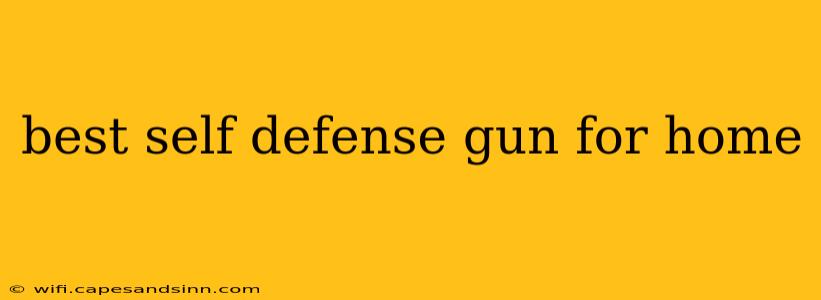 best self defense gun for home