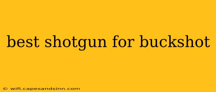 best shotgun for buckshot