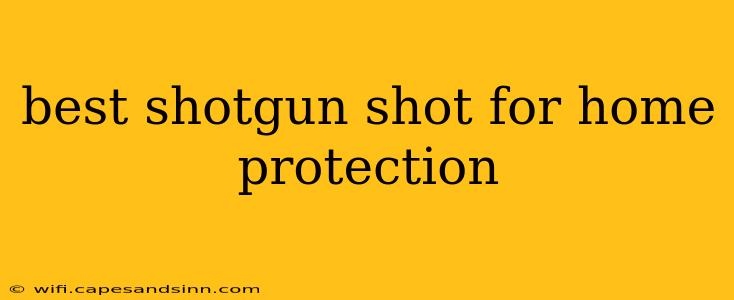 best shotgun shot for home protection