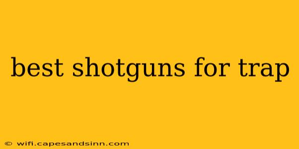 best shotguns for trap