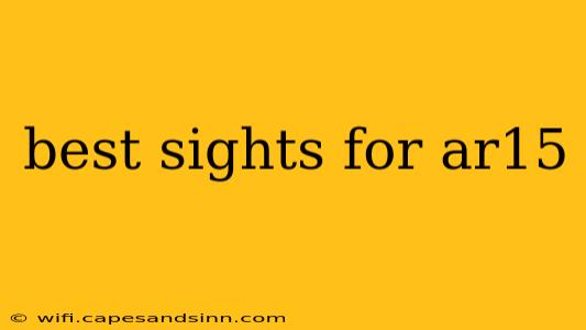 best sights for ar15