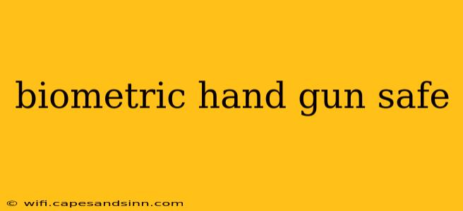 biometric hand gun safe