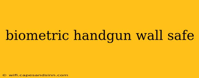 biometric handgun wall safe