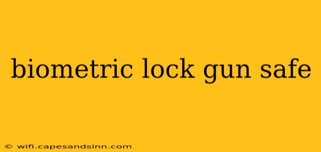 biometric lock gun safe