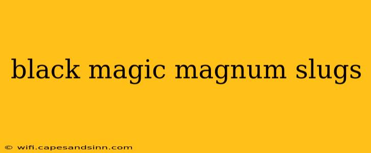 black magic magnum slugs