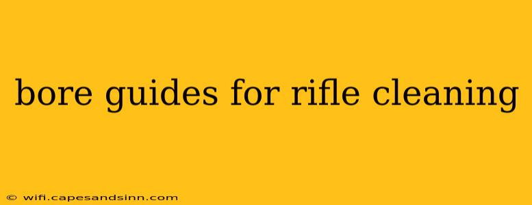 bore guides for rifle cleaning