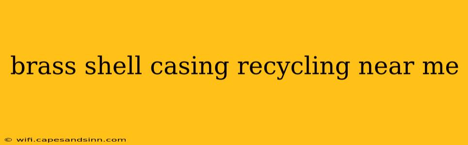 brass shell casing recycling near me