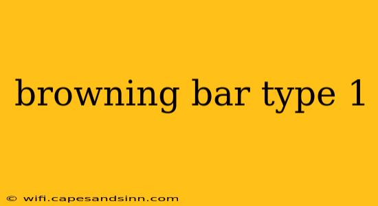 browning bar type 1