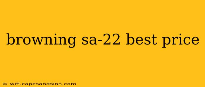 browning sa-22 best price