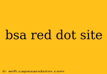 bsa red dot site