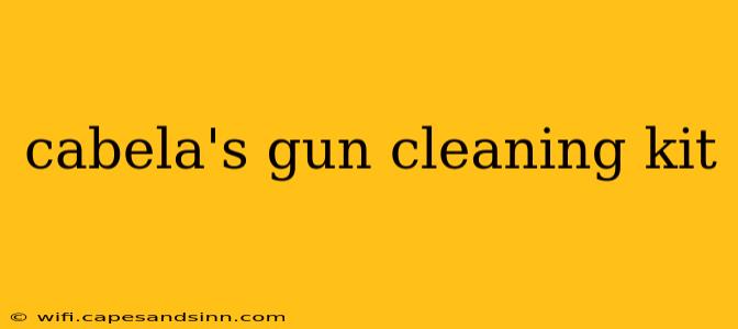 cabela's gun cleaning kit