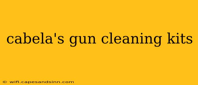 cabela's gun cleaning kits