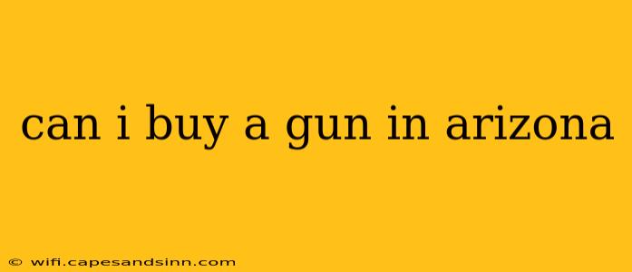 can i buy a gun in arizona