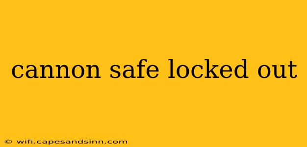 cannon safe locked out