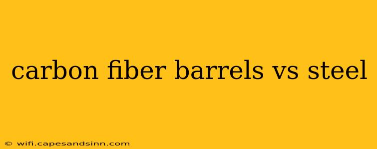 carbon fiber barrels vs steel