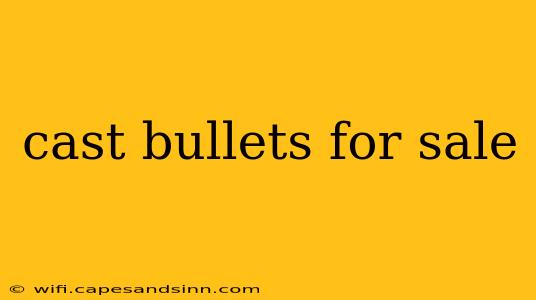 cast bullets for sale