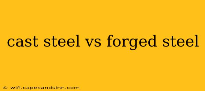 cast steel vs forged steel