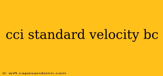 cci standard velocity bc