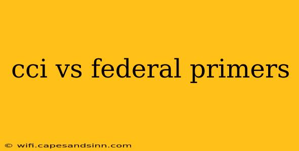 cci vs federal primers