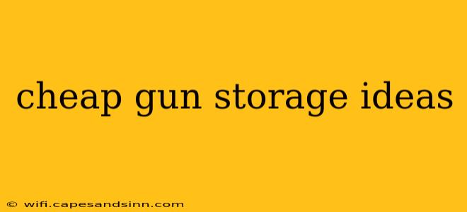 cheap gun storage ideas