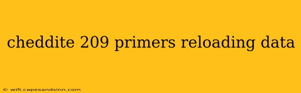 cheddite 209 primers reloading data