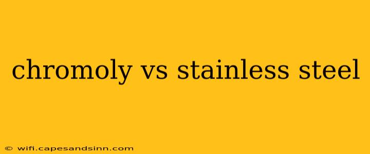 chromoly vs stainless steel