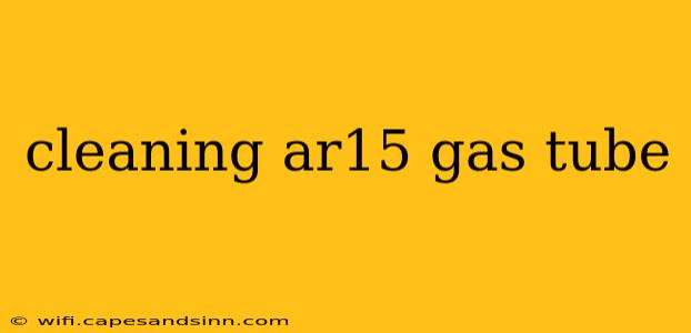 cleaning ar15 gas tube