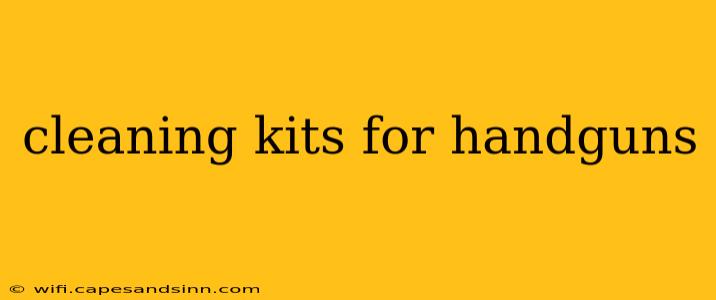 cleaning kits for handguns