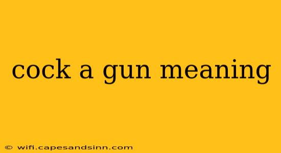 cock a gun meaning