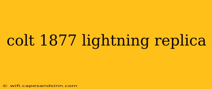 colt 1877 lightning replica