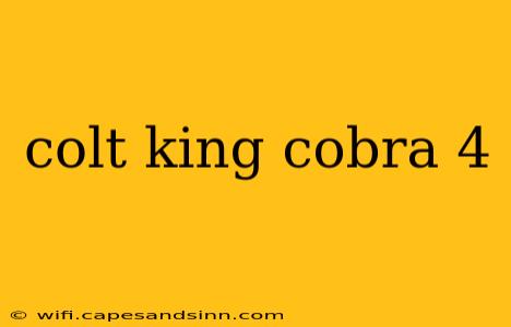 colt king cobra 4