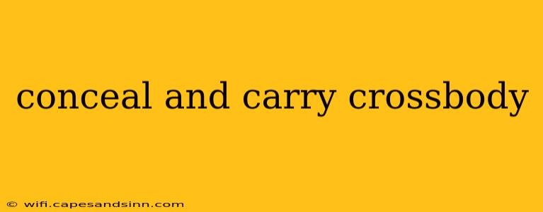 conceal and carry crossbody