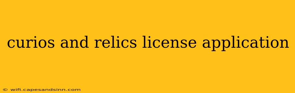 curios and relics license application