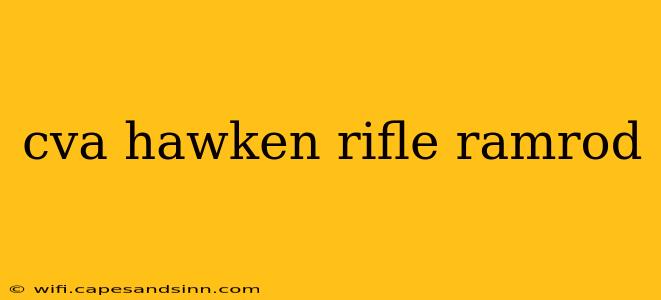 cva hawken rifle ramrod