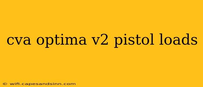 cva optima v2 pistol loads