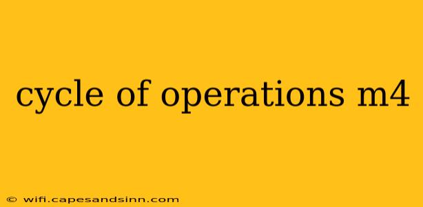 cycle of operations m4