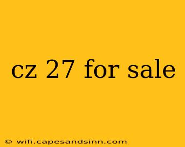 cz 27 for sale