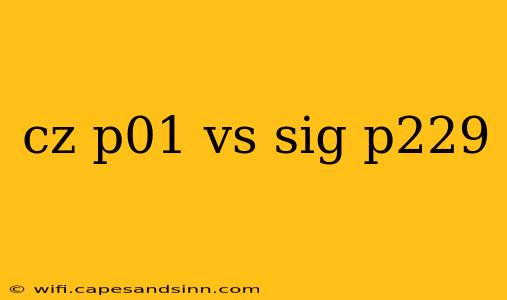 cz p01 vs sig p229