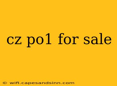 cz po1 for sale