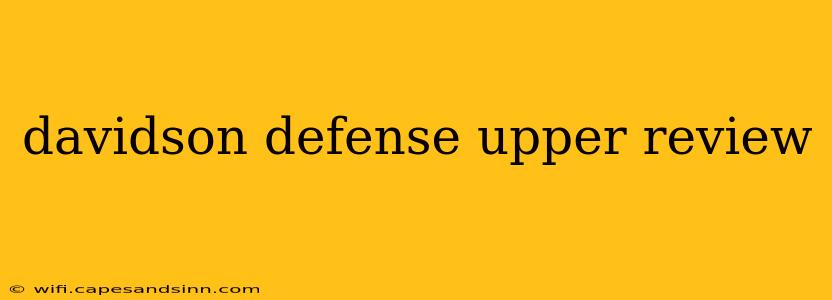 davidson defense upper review