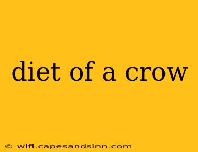 diet of a crow