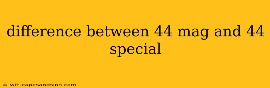 difference between 44 mag and 44 special