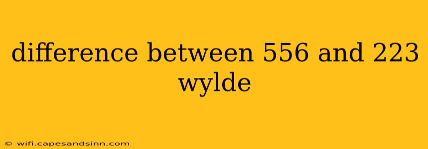 difference between 556 and 223 wylde