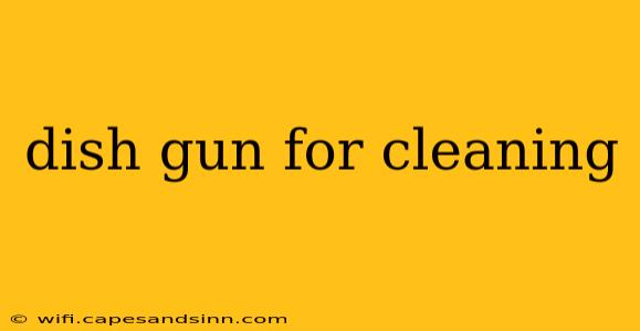 dish gun for cleaning